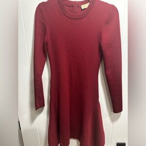 Michael Kors Burgundy Knit Dress
